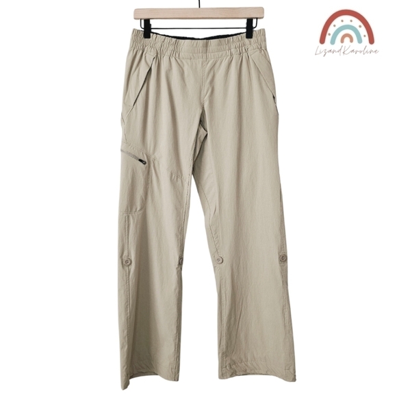 The North Face Hiking Outdoor Mid Rise Nylon Athletic Convertible Roll Up Pants - Picture 1 of 13